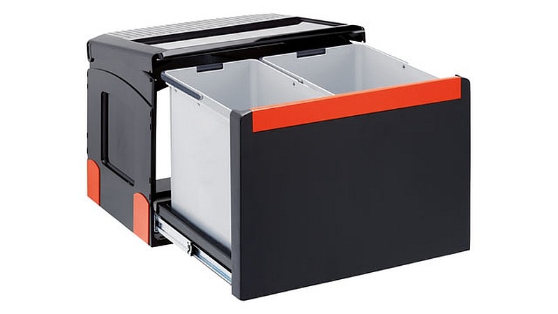 Franke Cube 50 (1x14 l,1x18 l), odpadkový koš 134.0055.289