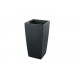 Samozavlažovací květináč G21 Linea ratan big černý 39cm 63924630
