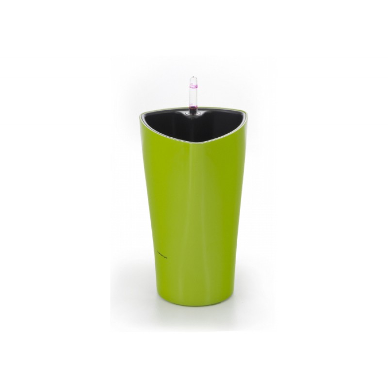 Samozavlažovací květináč G21 Trio mini zelený, výška 26cm 6392512