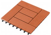 G21 WPC dlaždice Palmyra třešeň 2,3 x 30 x 30 cm 63910042