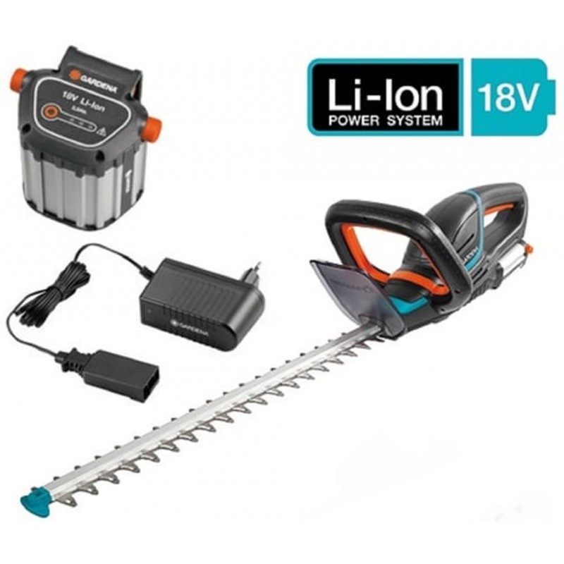 GARDENA ComfortCut Li-18/60 Akumulátorové nůžky na živý plot, 18V/2,6Ah, délka lišty 60 cm 9838-20 GARDENA ComfortCut Li-18/60 Akumulátorové nůžky na živý plot, 18V/2,6Ah, délka lišty 60 cm 9838-20