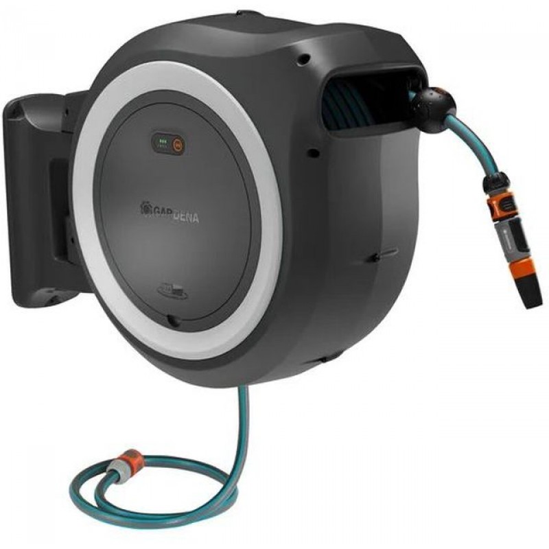 Gardena PowerRoll XL Nástěnný box na hadici – bez aku. 35 m, 18V, bílý 18642-55