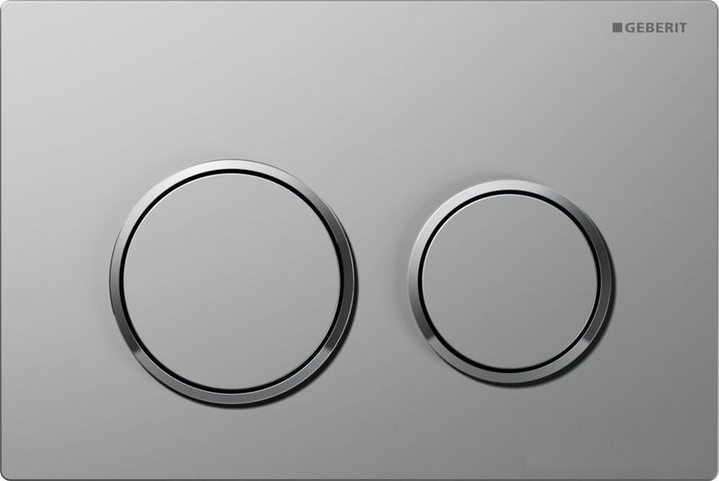 GEBERIT - ovládací tlačítko OMEGA 20, pochromovaná matná / pochromovaná lesklá 115.085.KN.1 GEBERIT - ovládací tlačítko OMEGA 20, pochromovaná matná / pochromovaná lesklá 115.085.KN.1
