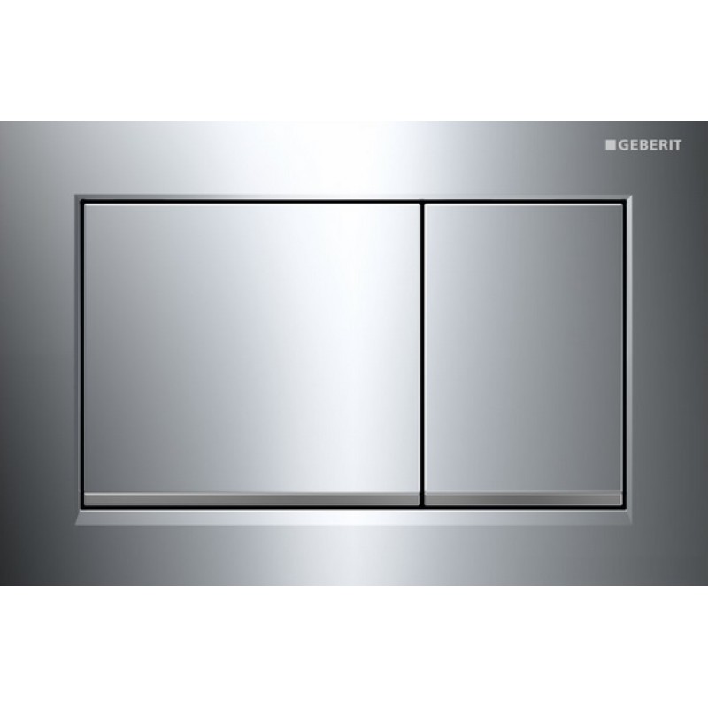 GEBERIT - ovládací tlačítko OMEGA 30, pochromovaná lesklá / pochromovaná matná 115.080.KH.1 GEBERIT - ovládací tlačítko OMEGA 30, pochromovaná lesklá / pochromovaná matná 115.080.KH.1