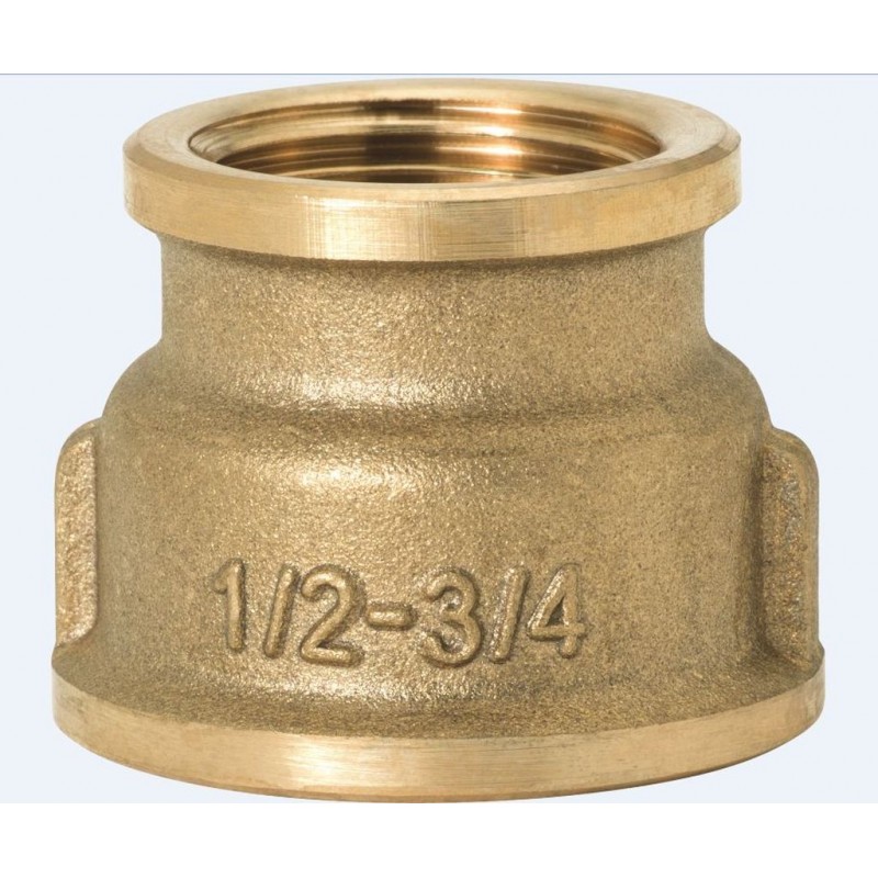 GEBO nátrubek redukovaný 2" x 1" F x F mosaz 240-36BR