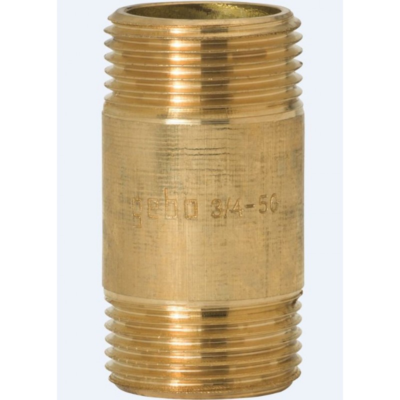 GEBO prodloužení 2" x 100 mm M x M mosaz 70.100.09BR