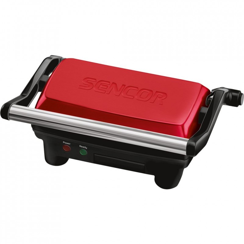 SENCOR SBG 2052RD elektrický gril kontaktní, červený 41003410
