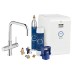 GROHE Blue - Páková dřezová baterie s filtrem a chladicím zařízením, chrom 31324001