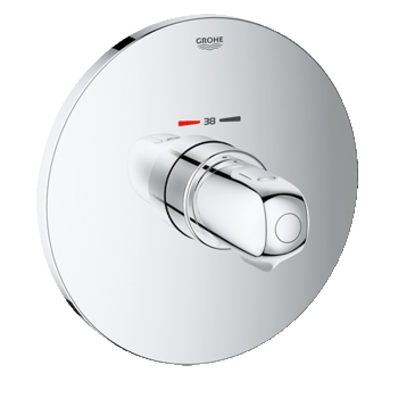 GROHE Grohtherm 1000 - Termostatická centrální baterie pod omítku,chrom 34573000 GROHE Grohtherm 1000 - Termostatická centrální baterie pod omítku,chrom 34573000