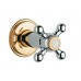 GROHE Sinfonia čtyřcestný ventil, chrom/zlato 29010IG0