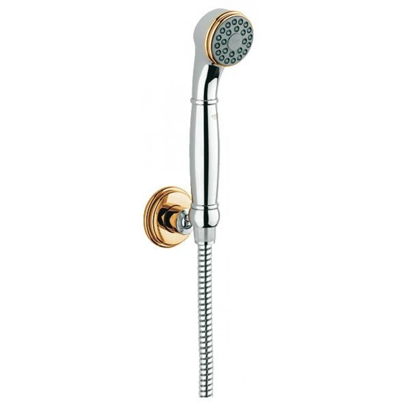 GROHE Sinfonia držák na stěnu souprava sprchový proud, chrom/zlato 28976IG0 GROHE Sinfonia držák na stěnu souprava sprchový proud, chrom/zlato 28976IG0