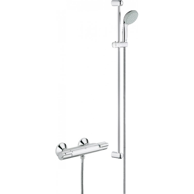 GROHE Grohtherm 1000 - Termostatická sprchová baterie, 900 mm, chrom 34256001