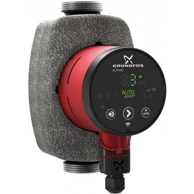 Grundfos ALPHA2 25-60 N 180 1x230V Oběhové čerpadlo 99411424 Grundfos ALPHA2 25-60 N 180 1x230V Oběhové čerpadlo 99411424