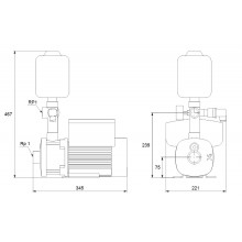 BAZAR Grundfos CMBE 1-44 1x220-240V Posilovací stanice 98374697 VYZKOUŠENO!!!