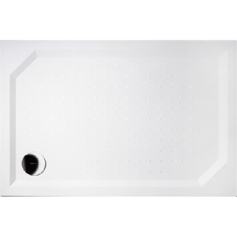 GELCO G5 Sara obdélníková sprchová vanička 100x80 profilované dno, bílá GS10080
