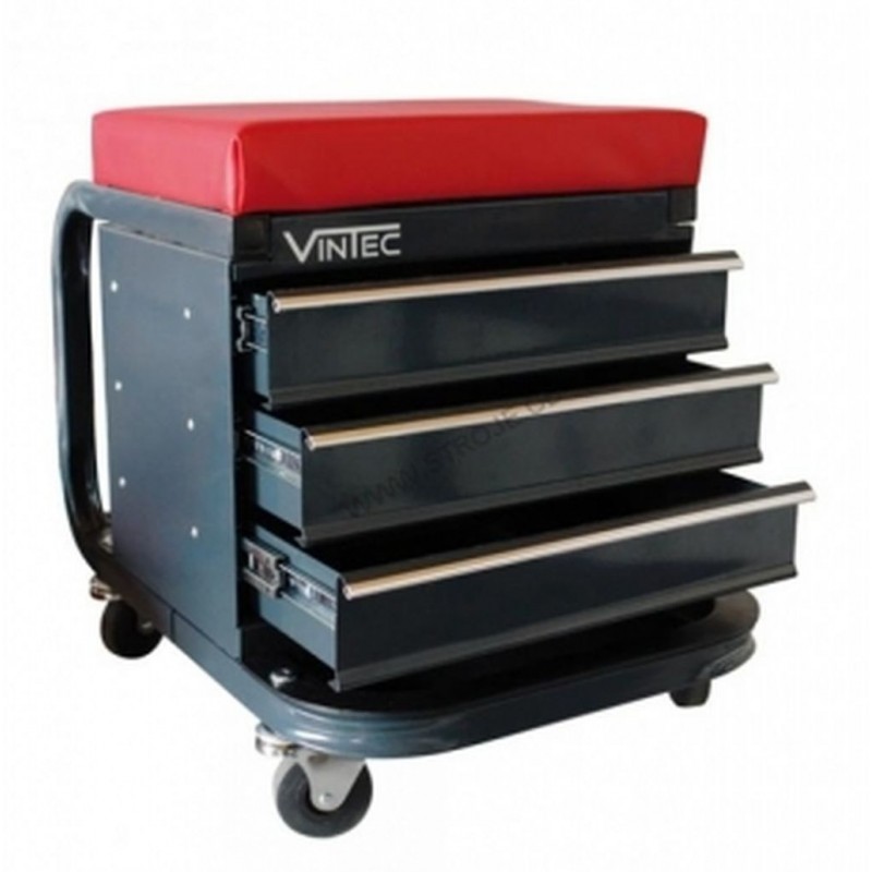 GÜDE Vozík na nářadí se sedátkem V73589