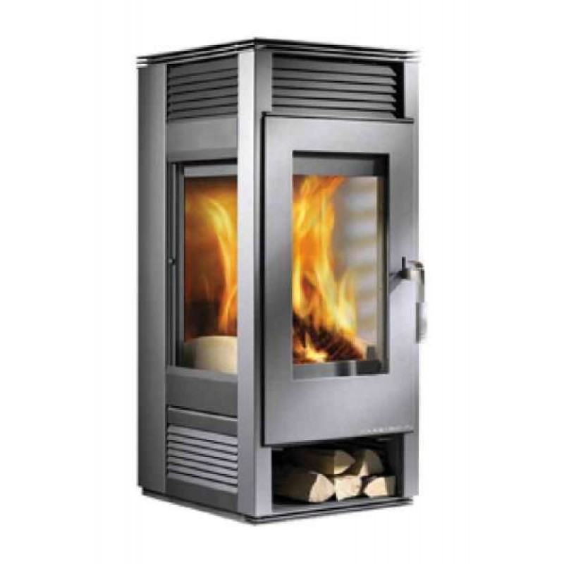 HAAS+SOHN krbová kamna Juva II, šedá sklo 0425515120000