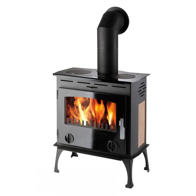 HAAS+SOHN krbová kamna Umea černá, smaltovaná dvířka a víko, 2 varné plotýnky 0470715020000 HAAS+SOHN krbová kamna Umea černá, smaltovaná dvířka a víko, 2 varné plotýnky 0470715020000