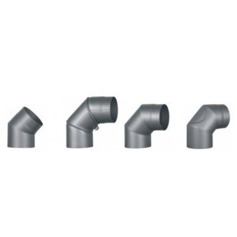 HAAS+SOHN Koleno segmentové, antracit 150 mm 90st. (1,5) čistící otvor 1103159120000 HAAS+SOHN Koleno segmentové, antracit 150 mm 90st. (1,5) čistící otvor 1103159120000