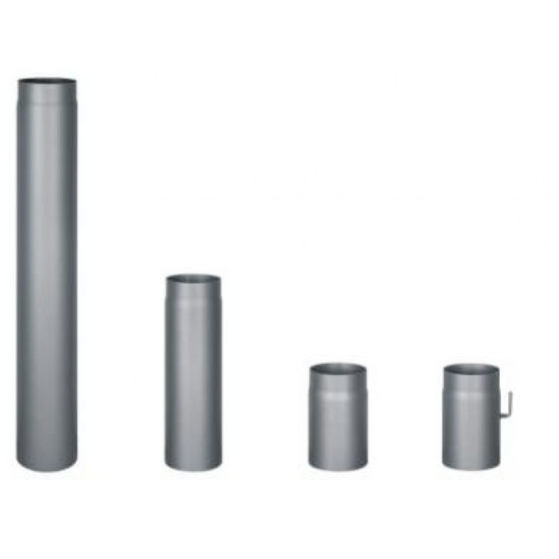 HAAS+SOHN Trubka kouřovodu, antracit 0,5 m, 150 mm (1,5) 1101155020000