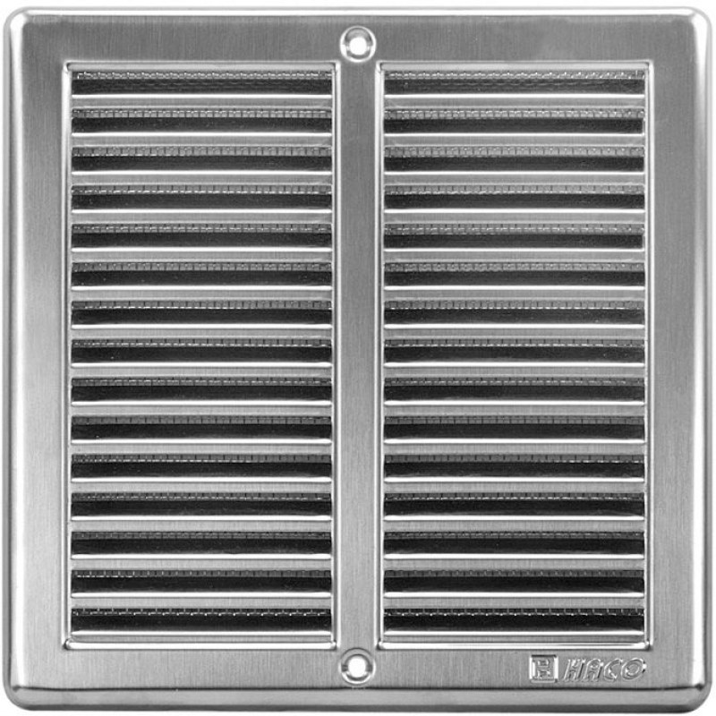 HACO větrací mřížka se síťovinou 200x200mm 0707