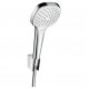 Hansgrohe CROMA Select E - Ruční sprcha Vario Porter, sada 1,25 m, bílá/chrom 26425400