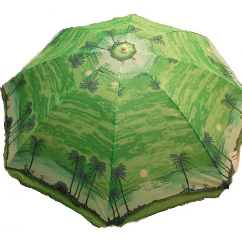 HAPPY GREEN Slunečník s kloubem 180 cm palmy zelená