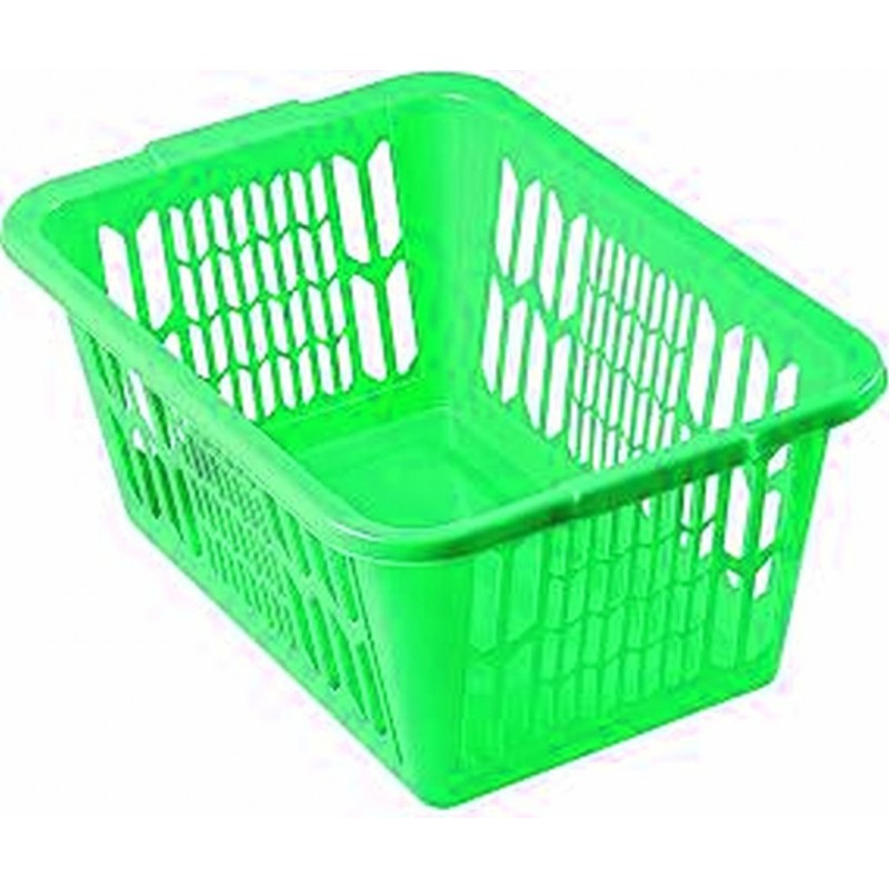 HEIDRUN Koš na čisté prádlo 25,5 x 59 x 39 cm, zelená 5077