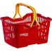 HEIDRUN TWILLIE nákupní košík 22 x 40 x 30 cm červený 1103