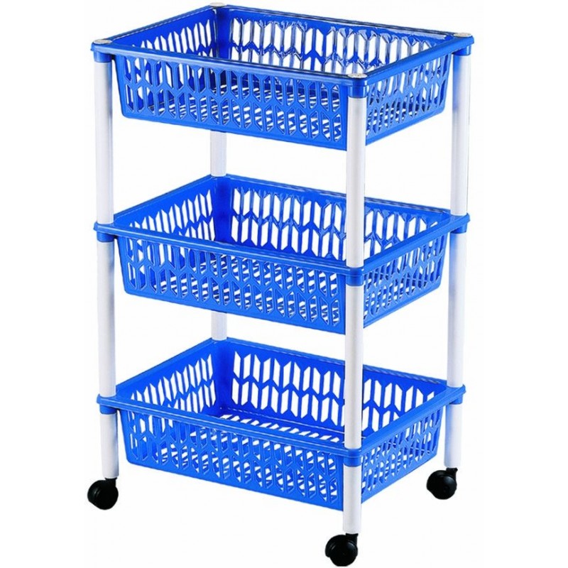 HEIDRUN GUAPISSIMO Regálek pojízdný 3 košíky, 1563