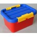 HEIDRUN Box úložný s víkem KIDS 3 l, modrá/červená/žlutá, 1601/K