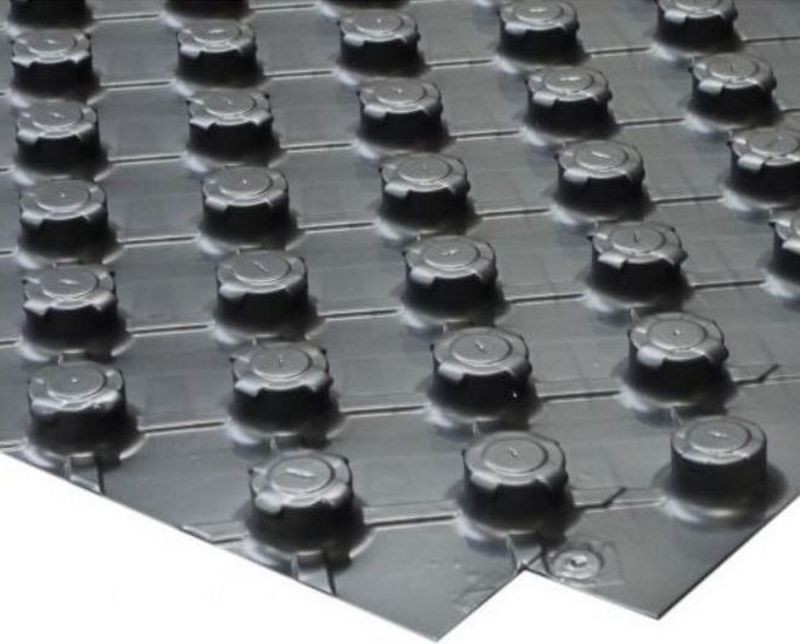 HERZ Nopová deska bez tepelné izolace, černá 1400 x 800 x 20 mm, 3FS3111 HERZ Nopová deska bez tepelné izolace, černá 1400 x 800 x 20 mm, 3FS3111