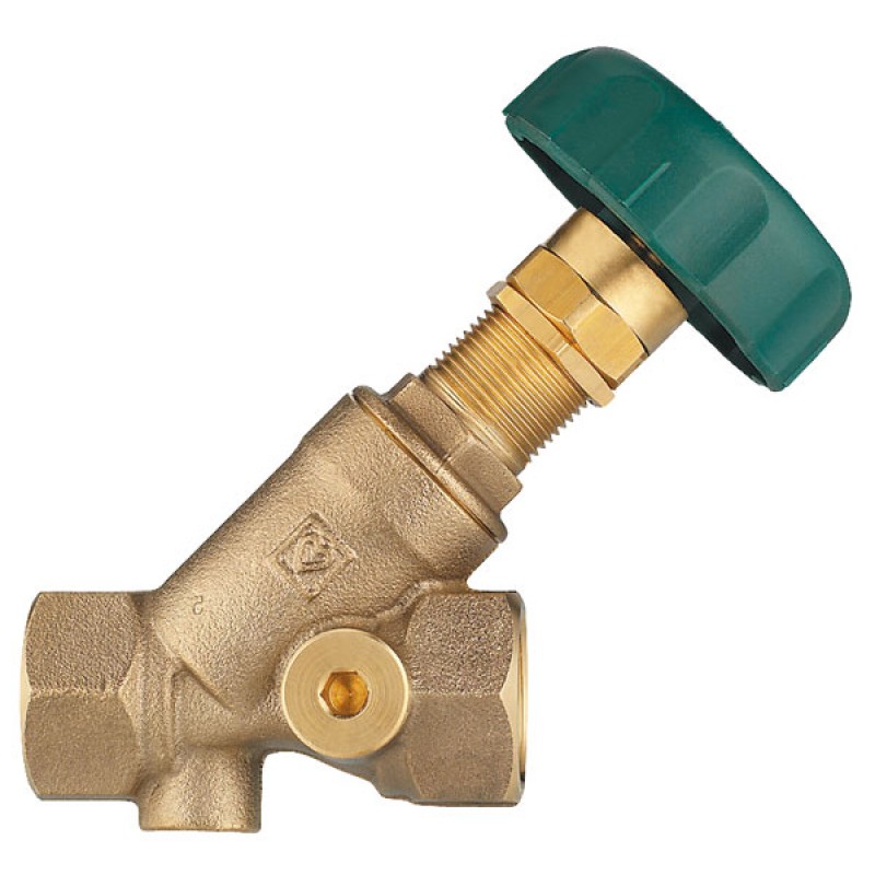 HERZ STRÖMAX RW stoupačkový regulační ventil šikmý, bez ventilků DN 25, 2411763 HERZ STRÖMAX RW stoupačkový regulační ventil šikmý, bez ventilků DN 25, 2411763