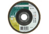 HiKOKI 4100116 Brusný lamelový kotouč na nerez a kov 125x22,23mm, Z40