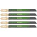 HiKOKI 750021 HCS Plátek na dřevo do přímočaré pily, 100,4/75x9,5x1,25mm, 5ks