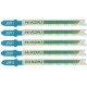 HiKOKI 750040 HSS Plátek na kov do přímočaré pily, 91,5/65x7,5x1mm, 5ks