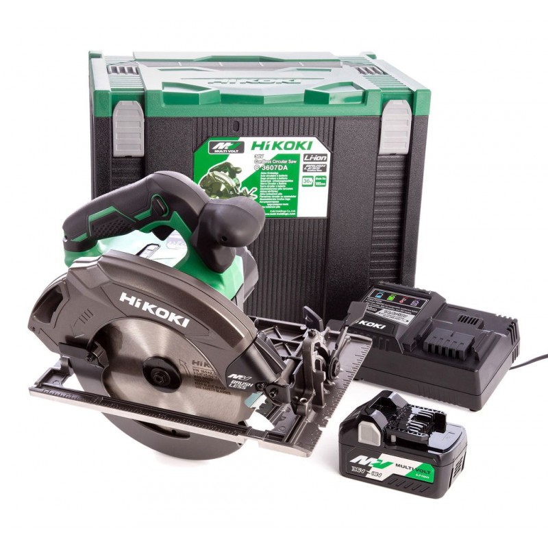 HiKOKI C3607DAWRZ AKU kotoučová pila 185mm (2x2,5Ah/36V) MultiVolt (36V) HitBOX HiKOKI C3607DAWRZ AKU kotoučová pila 185mm (2x2,5Ah/36V) MultiVolt (36V) HitBOX