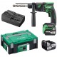 HiKOKI DH18DPBWPZ Aku vrtací kladivo SDS-Plus (18V/2x 5,0Ah/1,3J) Kufr