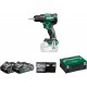 HIKOKI DS18DEWHZ Aku vrtačka/šroubovák (18V/2x4,0Ah) kufr