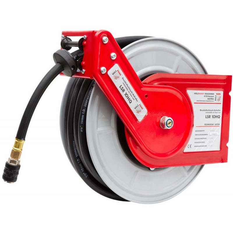 HOLZMANN Samonavíjející buben se vzduchovou hadicí 10 m LSR10HQ