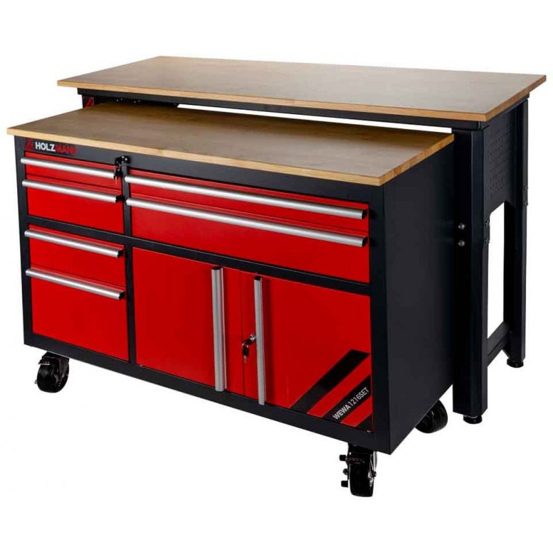 HOLZMANN Sada dílenského vozíku a pracovního stolu WEWA1216SET