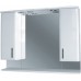 Intedoor Ideal koupelnová zrcadlová stěna s osvětlením bílý lesk IDZS90