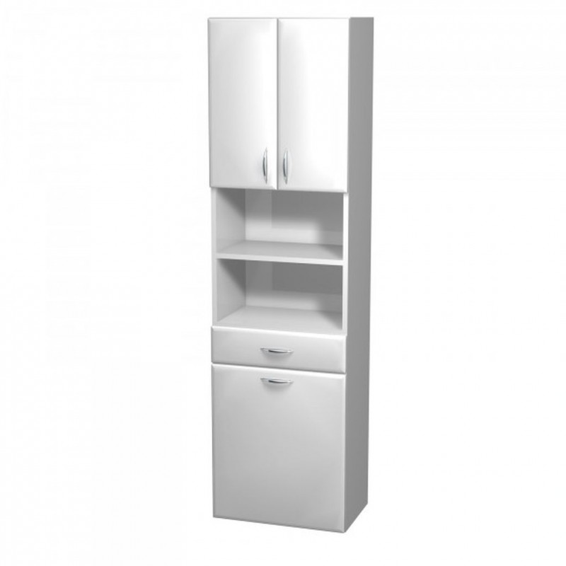 INTEDOOR KLASIK vysoká skříňka 50x180 cm bílá SVP 50 KZ 01 INTEDOOR KLASIK vysoká skříňka 50x180 cm bílá SVP 50 KZ 01