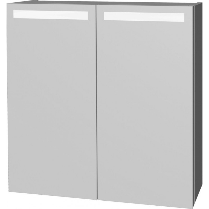 INTEDOOR D ZS zrcadlová skříňka s LED osvětlením 70x72cm bílá D ZS 70 01