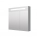 INTEDOOR R ZS zrcadlová skříňka s LED osvětlením 80x75,5 cm bílá R ZS 80 LED 01