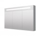 INTEDOOR R ZS zrcadlová skříňka s LED osvětlením 100x75,5 cm bílá R ZS 100 LED 01
