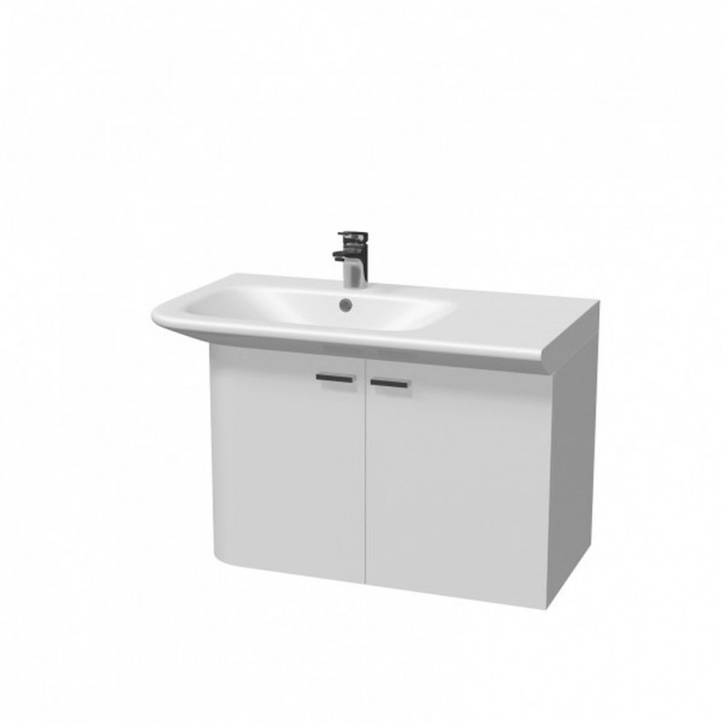 INTEDOOR TENDENZA rohová skříňka s umyvadlem levá 89x57 cm bílá TD 89 L 01 INTEDOOR TENDENZA rohová skříňka s umyvadlem levá 89x57 cm bílá TD 89 L 01