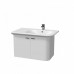 INTEDOOR TENDENZA rohová skříňka s umyvadlem pravá 89x57 cm bílá TD 89 P 01