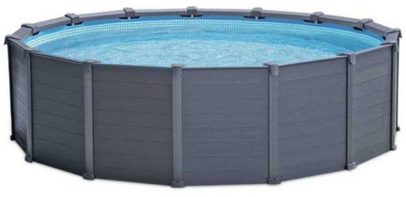 INTEX GRAPHITE GRAY PANEL POOL 4,78 x 1,24 m (+pískové filtrační čerpadlo Intex 4m3/h ) 26382NP INTEX GRAPHITE GRAY PANEL POOL 4,78 x 1,24 m (+pískové filtrační čerpadlo Intex 4m3/h ) 26382NP