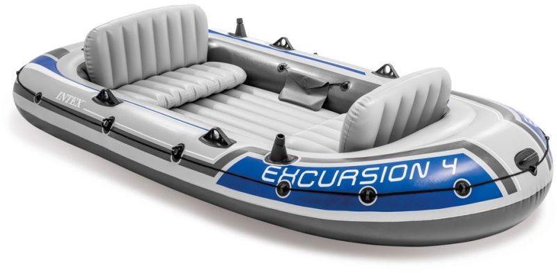 VÝPRODEJ INTEX Excursion 4 set nafukovací člun, 315 x 165 x 43 cm 68324NP POŠKOZENÝ OBAL!!